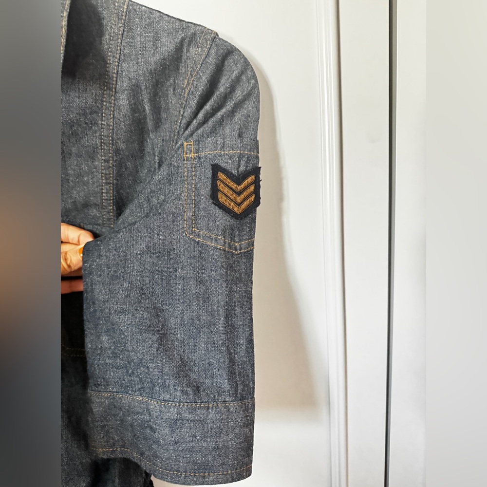 Ralph Lauren Denim Shirt Dress with Black Belt - Picture 5 of 6